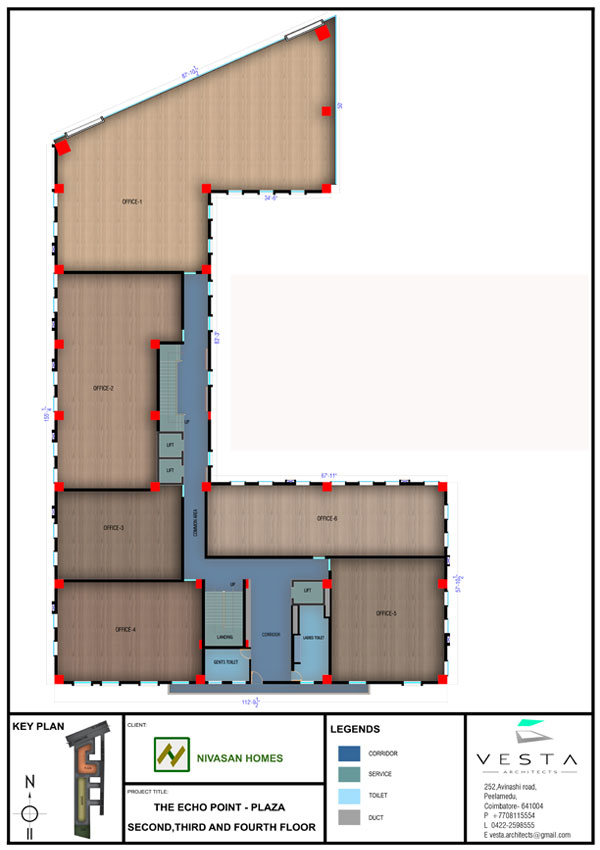 TYPICAL FLOOR PLAN PARTITION